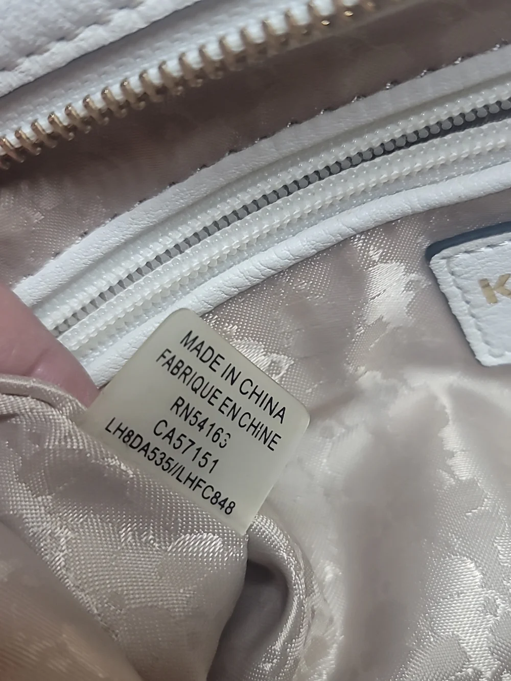 Karl Lagerfeld Paris Willow Leather Satchel Bag with Tassel EUC